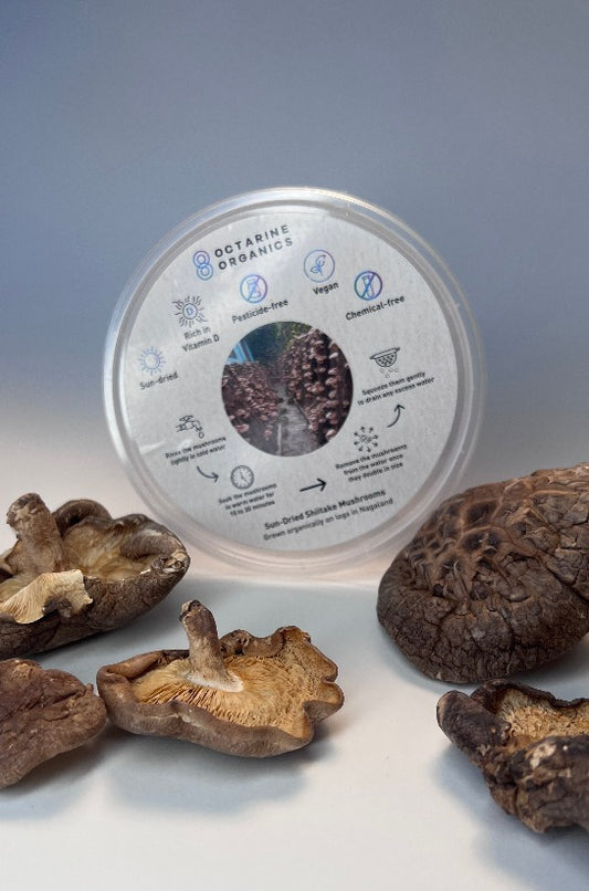 Sun-dried Shiitake Mushrooms